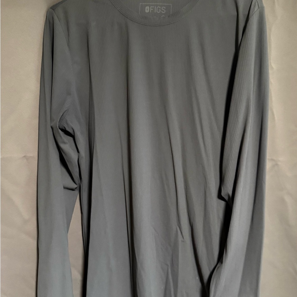 Figs long sleeve ribbed under scrub